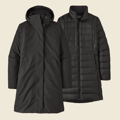 Patagonia Used Women's Tres 3-in-1 Parka In Black
