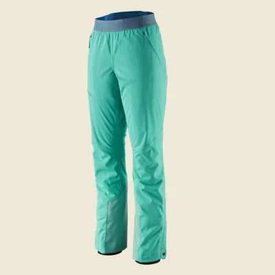 Patagonia Used Women's Upstride Pants In Fresh Teal In Green