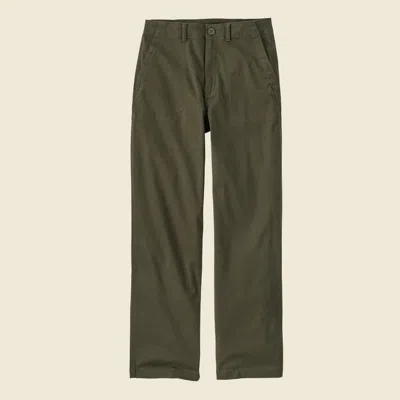 Patagonia Used Women's Utility Pants In Pine Needle Green