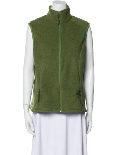 Pre-owned Patagonia Vest In Green