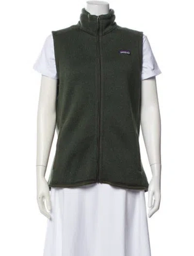 Pre-owned Patagonia Vest In Green
