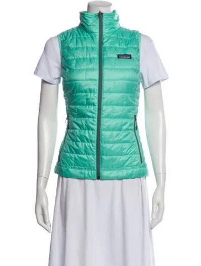 Pre-owned Patagonia Vest In Green