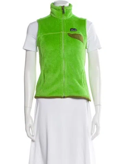 Pre-owned Patagonia Vest In Green