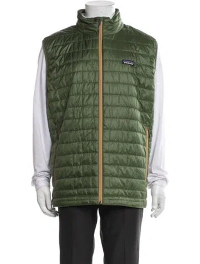 Pre-owned Patagonia Vest In Green