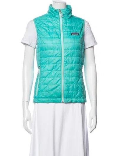 Pre-owned Patagonia Vest In Green