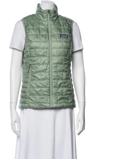 Pre-owned Patagonia Vest In Green