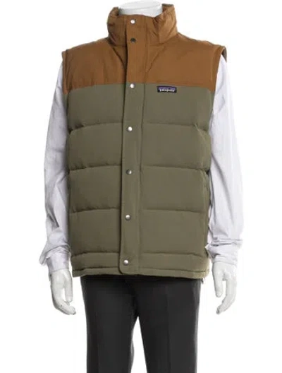Pre-owned Patagonia Vest In Green