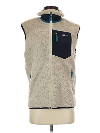 Pre-owned Patagonia Vest In Ivory
