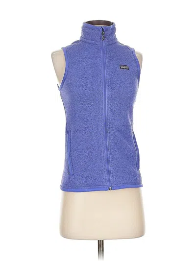Pre-owned Patagonia Vest In Purple