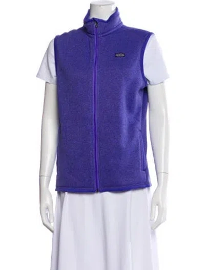 Pre-owned Patagonia Vest In Purple