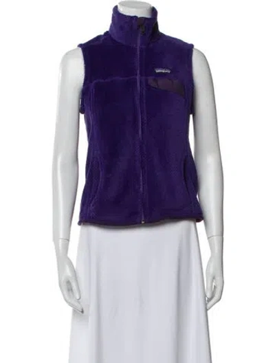 Pre-owned Patagonia Vest In Purple