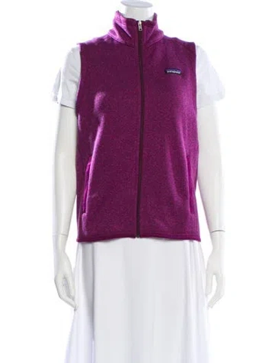 Pre-owned Patagonia Vest In Purple