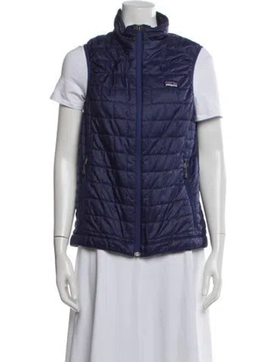 Pre-owned Patagonia Vest In Purple