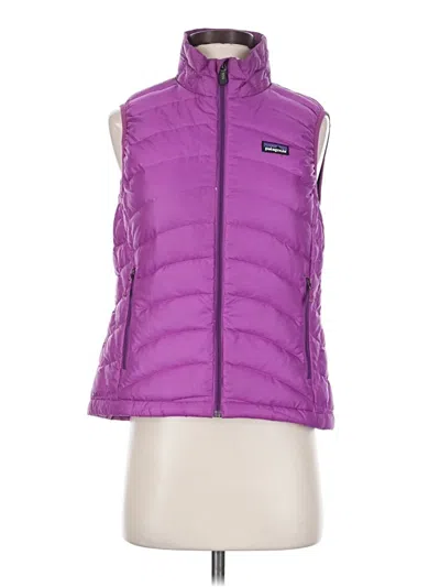 Pre-owned Patagonia Vest In Purple