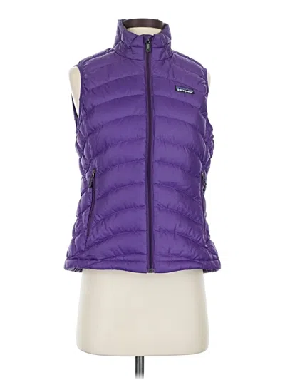 Pre-owned Patagonia Vest In Purple