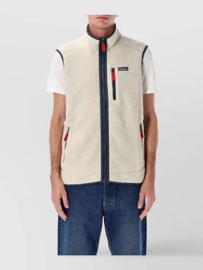 Patagonia Vintage Style Shearling Jacket In Multi