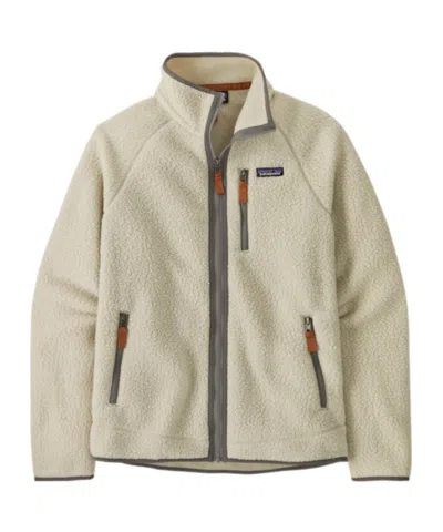 Patagonia Vintage Suede Wool Jacket In Nude