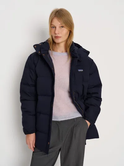 Patagonia W's Cotton Down Parka Sunken Blue Xs