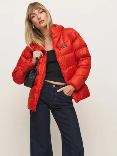 Patagonia W's Fitz Roy Down Hoody Madder Red Xl