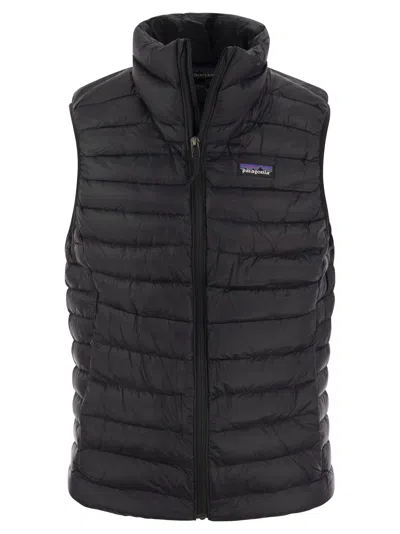 Patagonia Waistcoat With Down Filling In Black