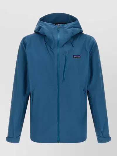 Patagonia Waterproof Jacket In Blue