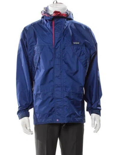 Pre-owned Patagonia Windbreaker In Blue