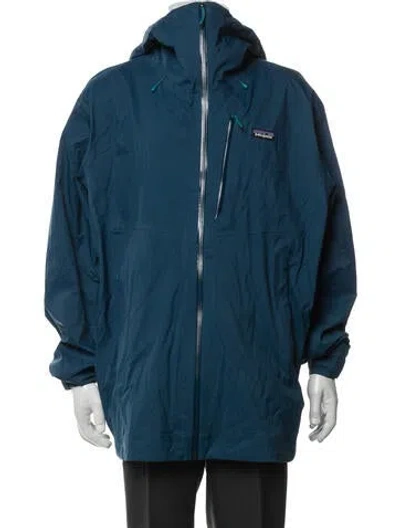 Pre-owned Patagonia Windbreaker In Blue