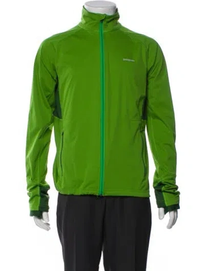Pre-owned Patagonia Windbreaker In Green