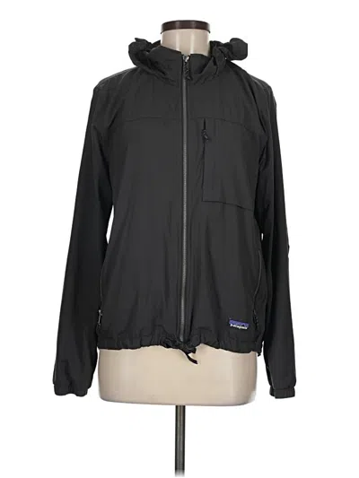 Pre-owned Patagonia Windbreaker Jacket In Black
