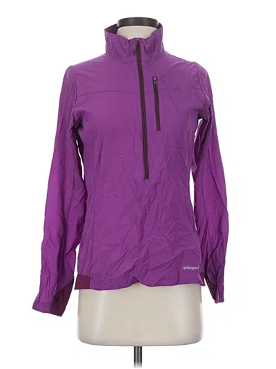 Pre-owned Patagonia Windbreaker Jacket In Purple