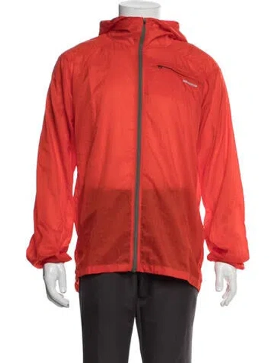 Pre-owned Patagonia Windbreaker In Orange