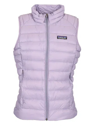 Patagonia Windproof Down Vest Coats Violet