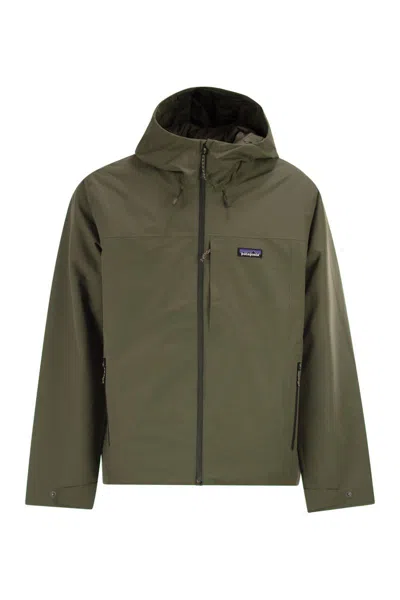 Patagonia Windshadow - Waterproof Jacket With Hood In Green