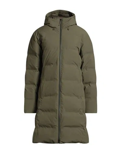Patagonia Woman Puffer Military Green Size L Recycled Polyester In Neutral