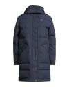 Patagonia Woman Puffer Navy Size S Nylon In Blue