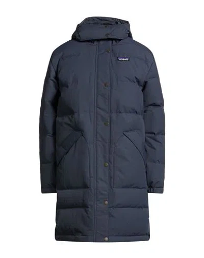 Patagonia Woman Puffer Navy Size S Nylon In Blue