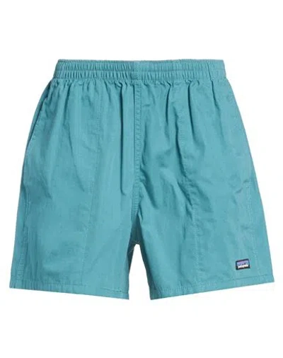 Patagonia Woman Shorts & Bermuda Shorts Deep Teal Size Xs Cotton In Black