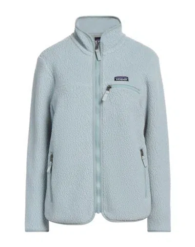 Patagonia Woman Sweatshirt Sky Blue Size M Recycled Polyester