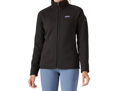 PATAGONIA WOMEN'S BETTER SWEATER JACKET IN BLACK