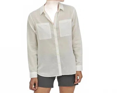 Patagonia Women's Buttondown Shirt In White