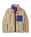Patagonia Modern Jacket With Contrast Trim And Pockets In Blue