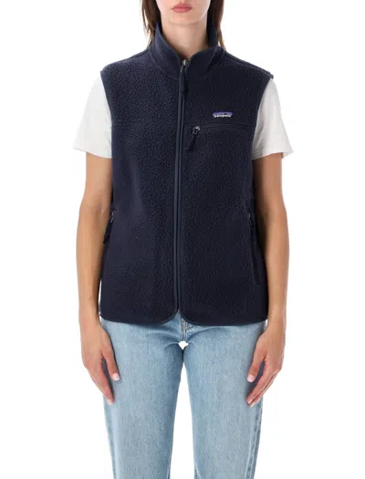 Patagonia Women's Fleece Vest In Blu