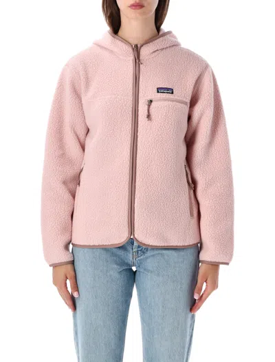 Patagonia Women's Fleece Zip-up Hoodie Jacket In Rosa