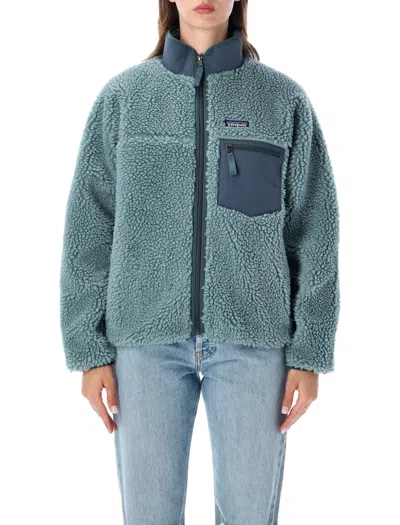 Patagonia Retro X Fleece Jacket Casual Fit In Green