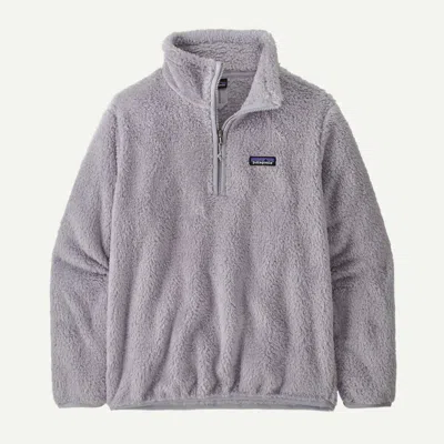 Patagonia Women's Los Gatos Quarter Zip Fleece Sweater In Permafrost Purple In Gray
