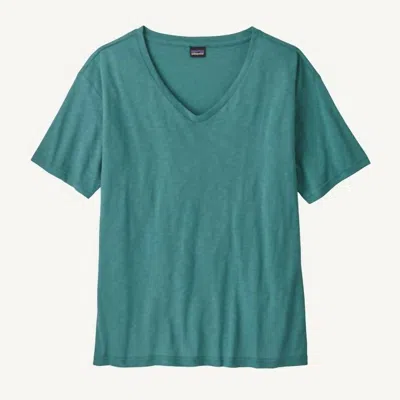 Patagonia Women's Mainstay Top In Wetland Blue In Green
