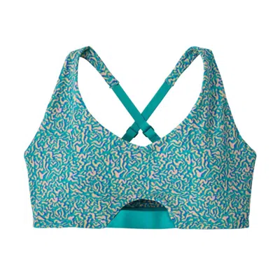 Patagonia Women's Maipo Low Impact Adjustable Bra In Subtidal Blue