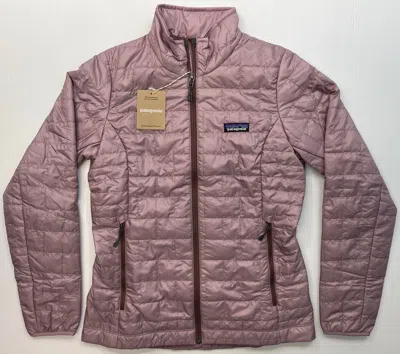 Pre-owned Patagonia Women's  Nano Puff Insulated Jacket 84217 Stormy Mauve (stma)