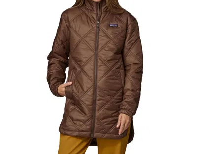 Patagonia Women's Pine Bank Insulated Parka In Molasses Brown