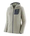Patagonia Women's R1 Air Full-zip Hoody In Wool White